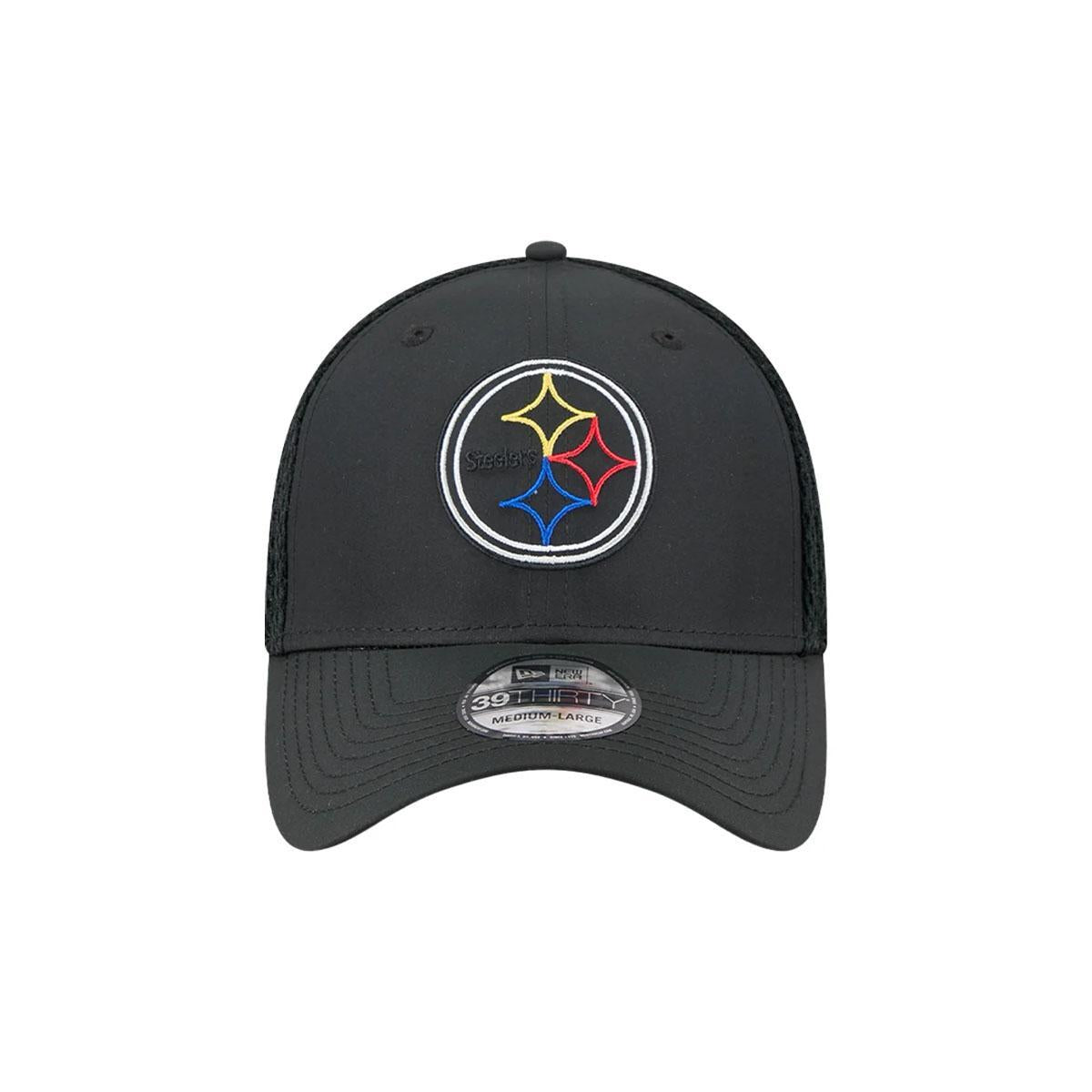 Pittsburgh Steelers New Era 39THIRTY Flex Fit Outline Hat