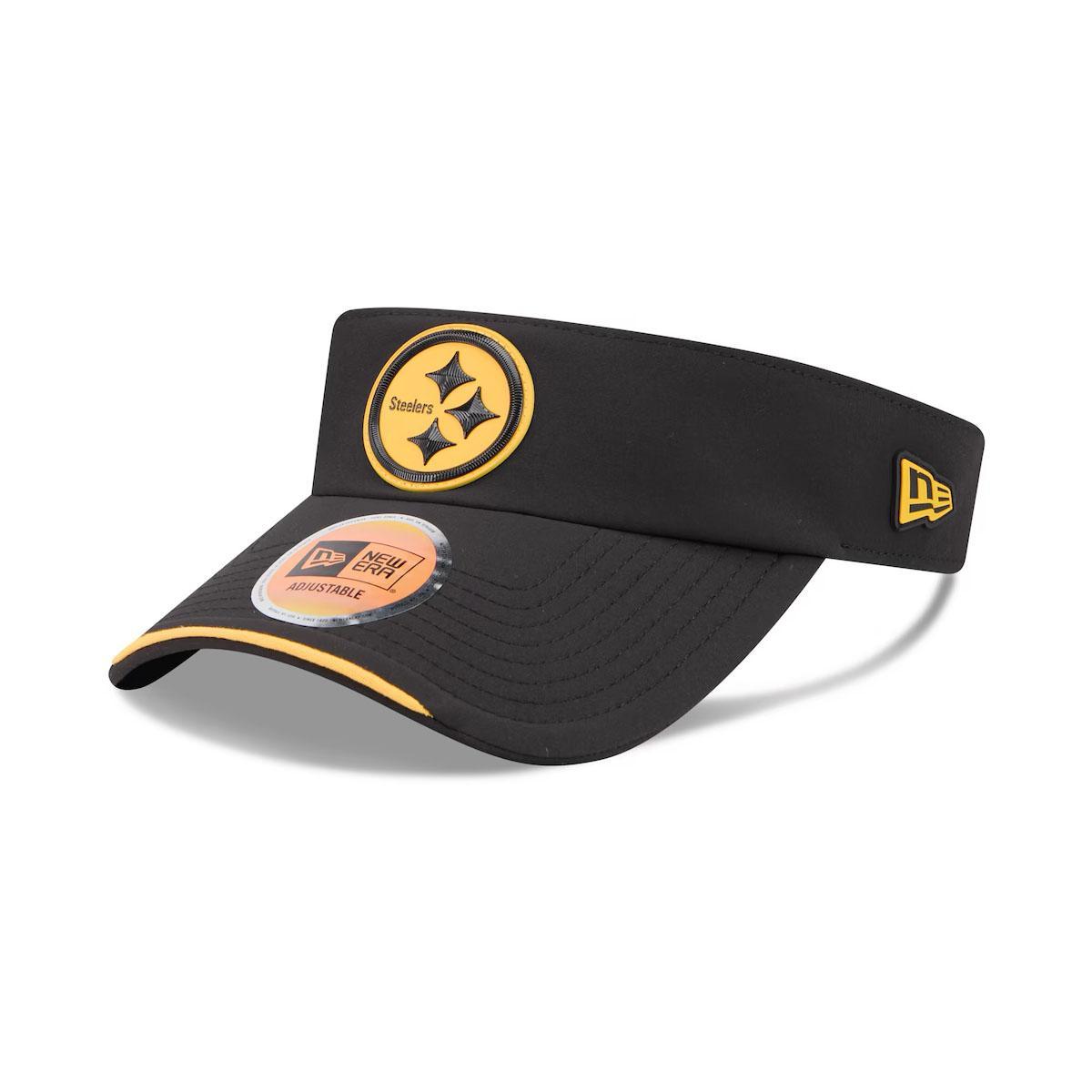 Pittsburgh Steelers New Era 2026 Sideline Adjustable Visor