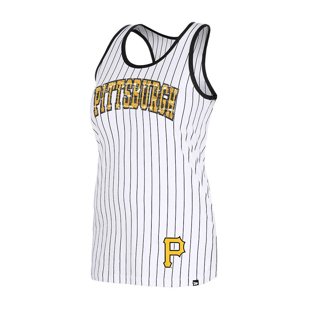 Pittsburgh Pirates Women's Sequin Pinstripe Tank