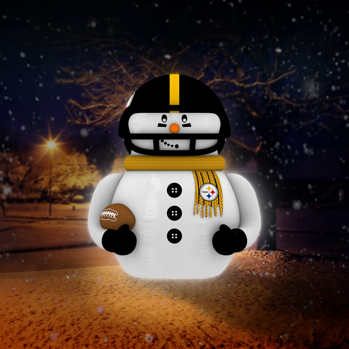 Pittsburgh Steelers Inflatable Snowman Player