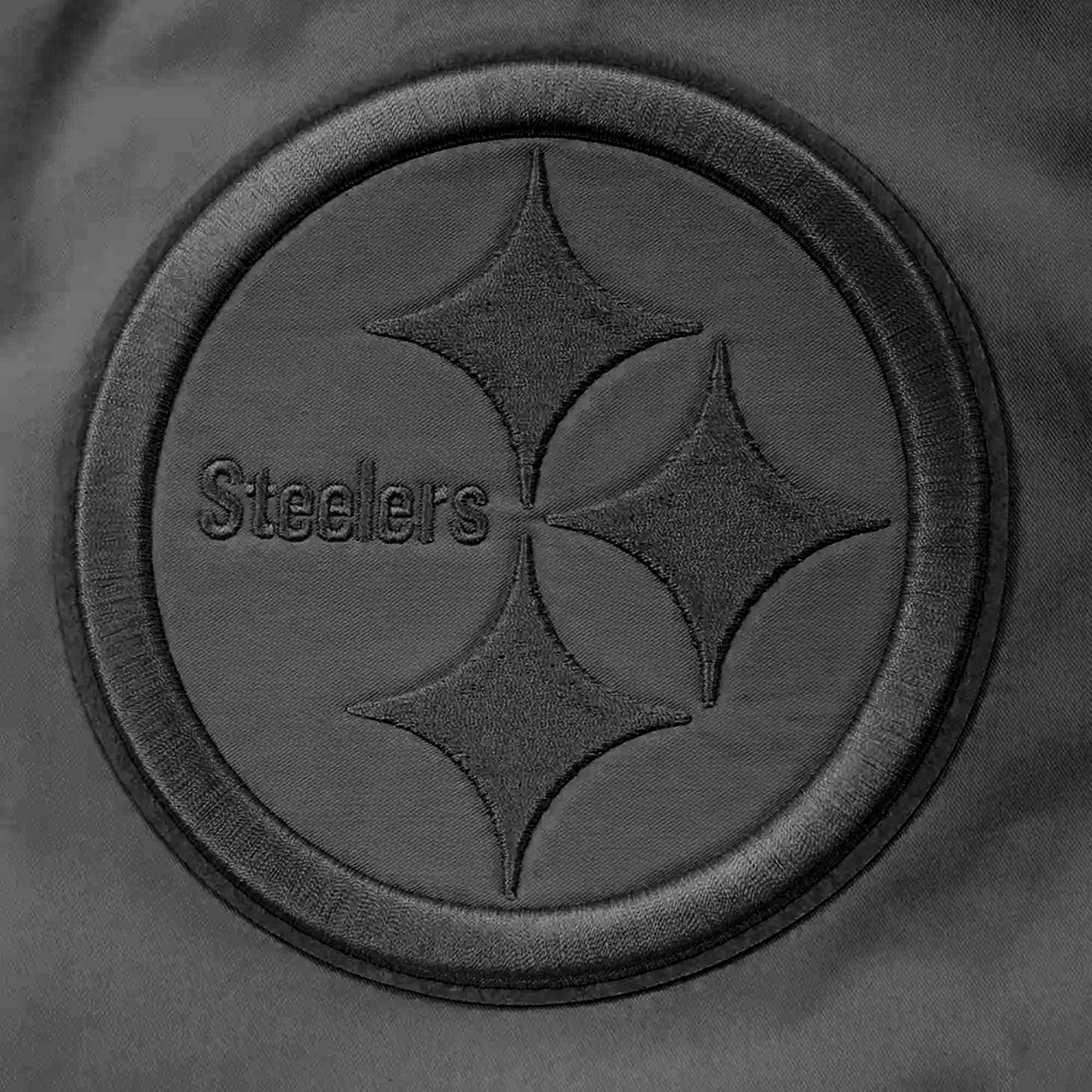 Pittsburgh Steelers Black Pro Standard Neutrals Twill Jacket