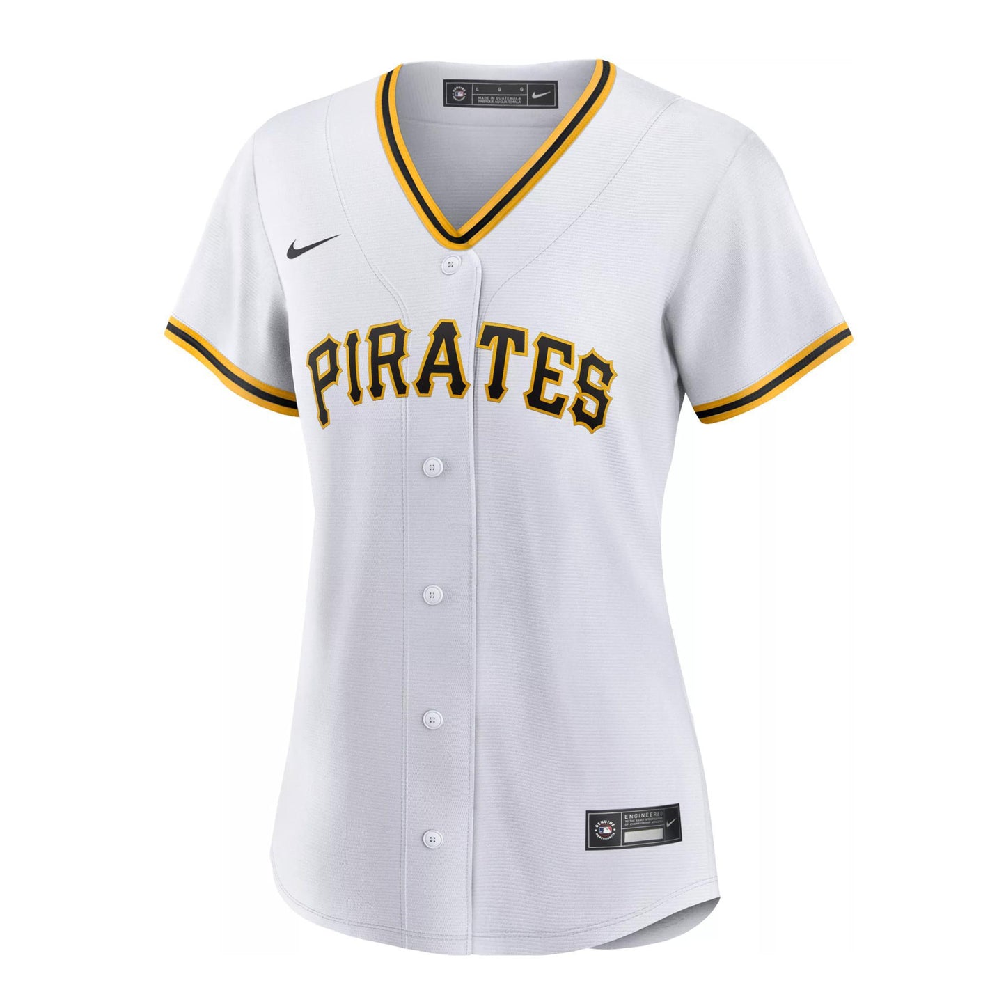 Nike Women's Pittsburgh Pirates Ke'Bryan Hayes #13 White Cool Base Jersey