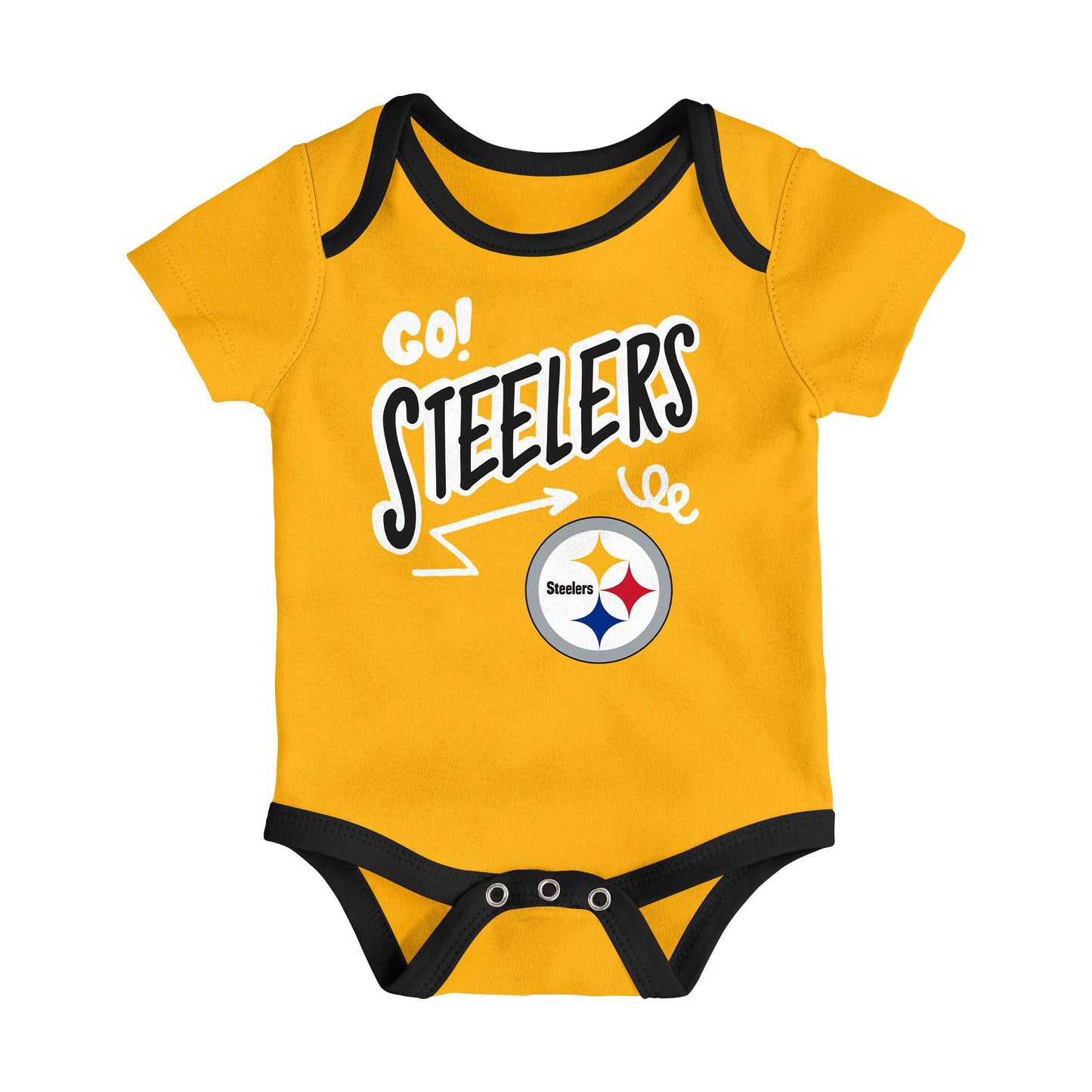 Pittsburgh Steelers 3-Piece Creeper Set