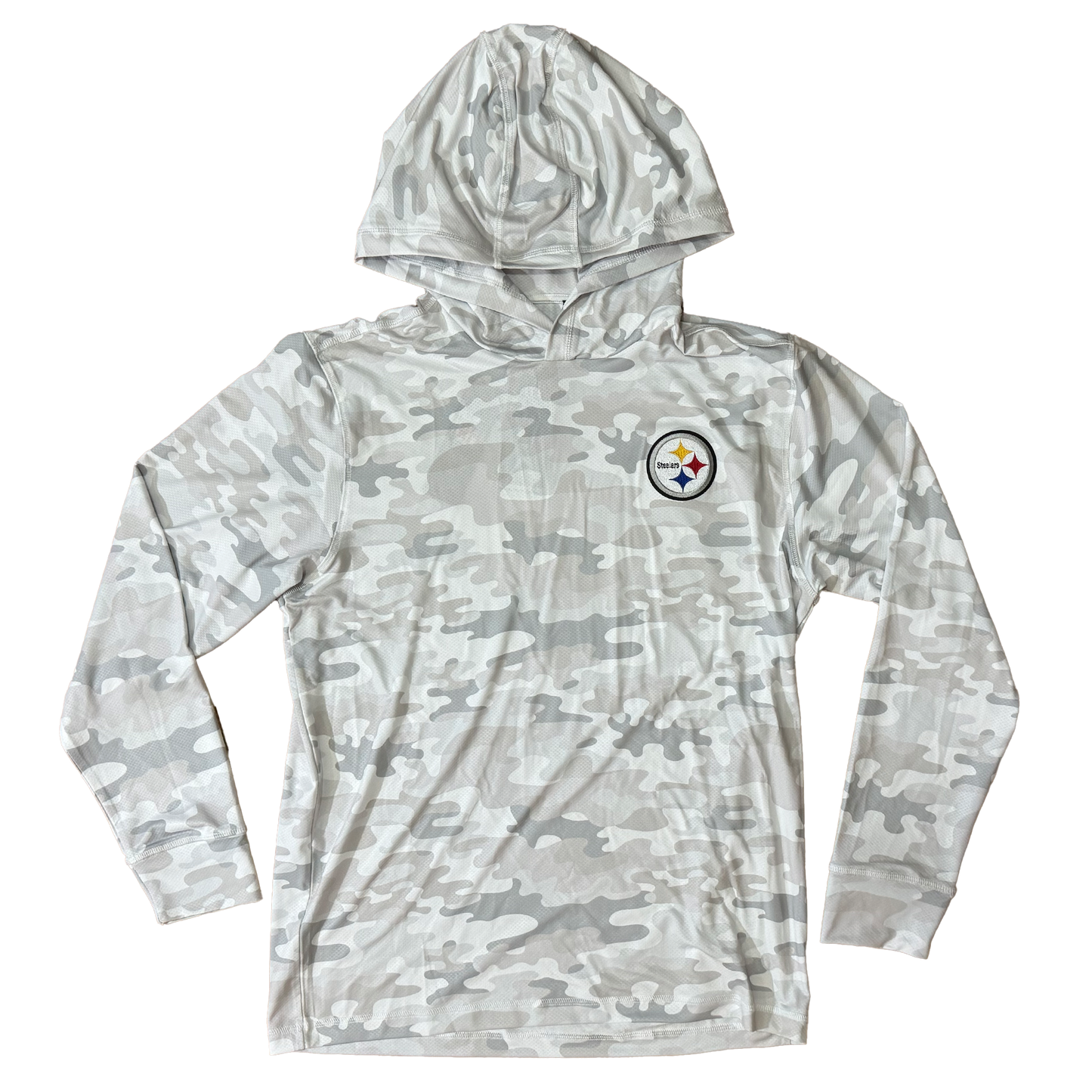 Antigua Snow Camo Pittsburgh Steelers  Lightweight Hoodie