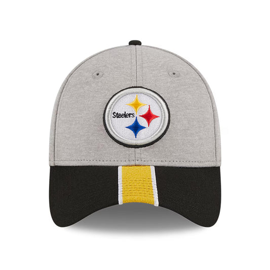 Pittsburgh Steelers New Era Striped 39THIRTY Flex Hat