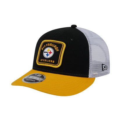 New Era Men's Pittsburgh Steelers Squared Low Profile 9Fifty Adjustable Hat