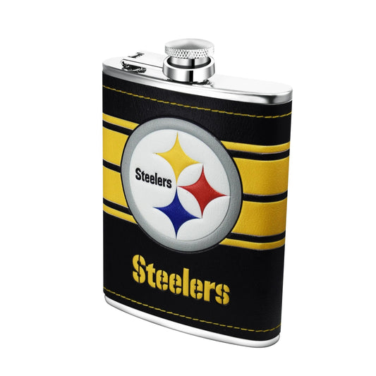 Pittsburgh Steelers Embossed Logo 8oz Flask & Funnel Set