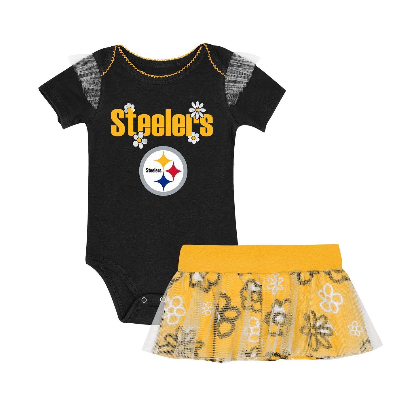 Pittsburgh Steelers 2-Piece Creeper & Skirt Set