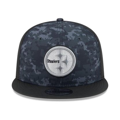 Pittsburgh Steelers New Era Black 2026 Salute To Service 9FIFTY Snapback Hat
