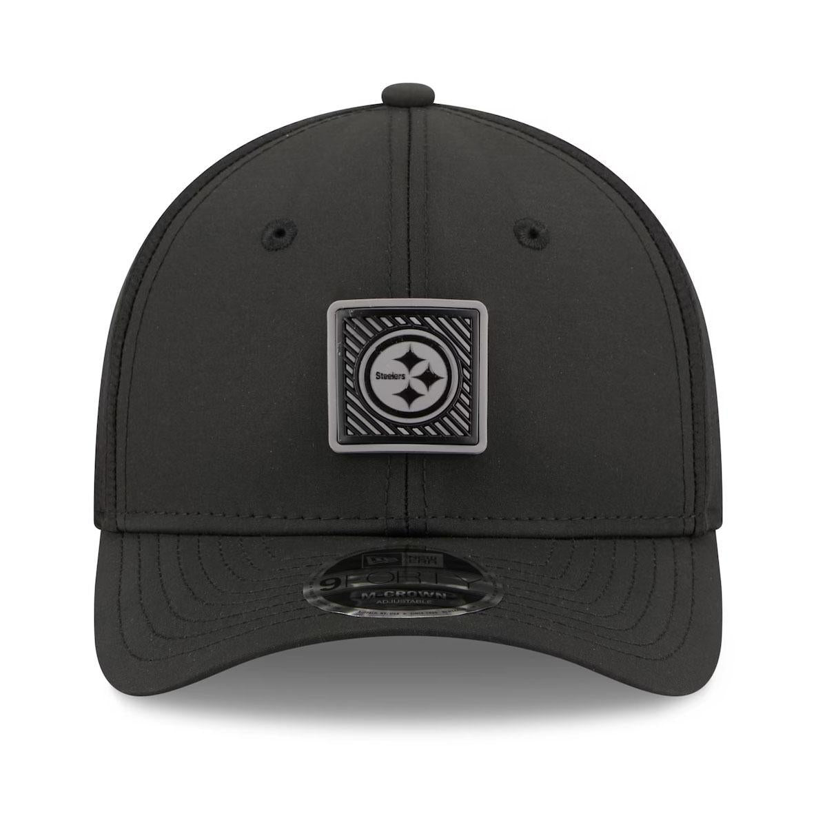 Pittsburgh Steelers 2026 NFL Training Camp 9FORTY Black/Charcoal M-Crown Adjustable Hat