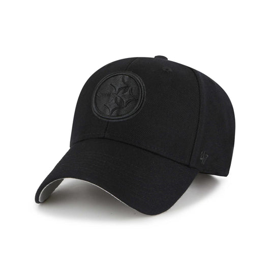 Pittsburgh Steelers '47 Black Tonal MVP Adjustable Hat