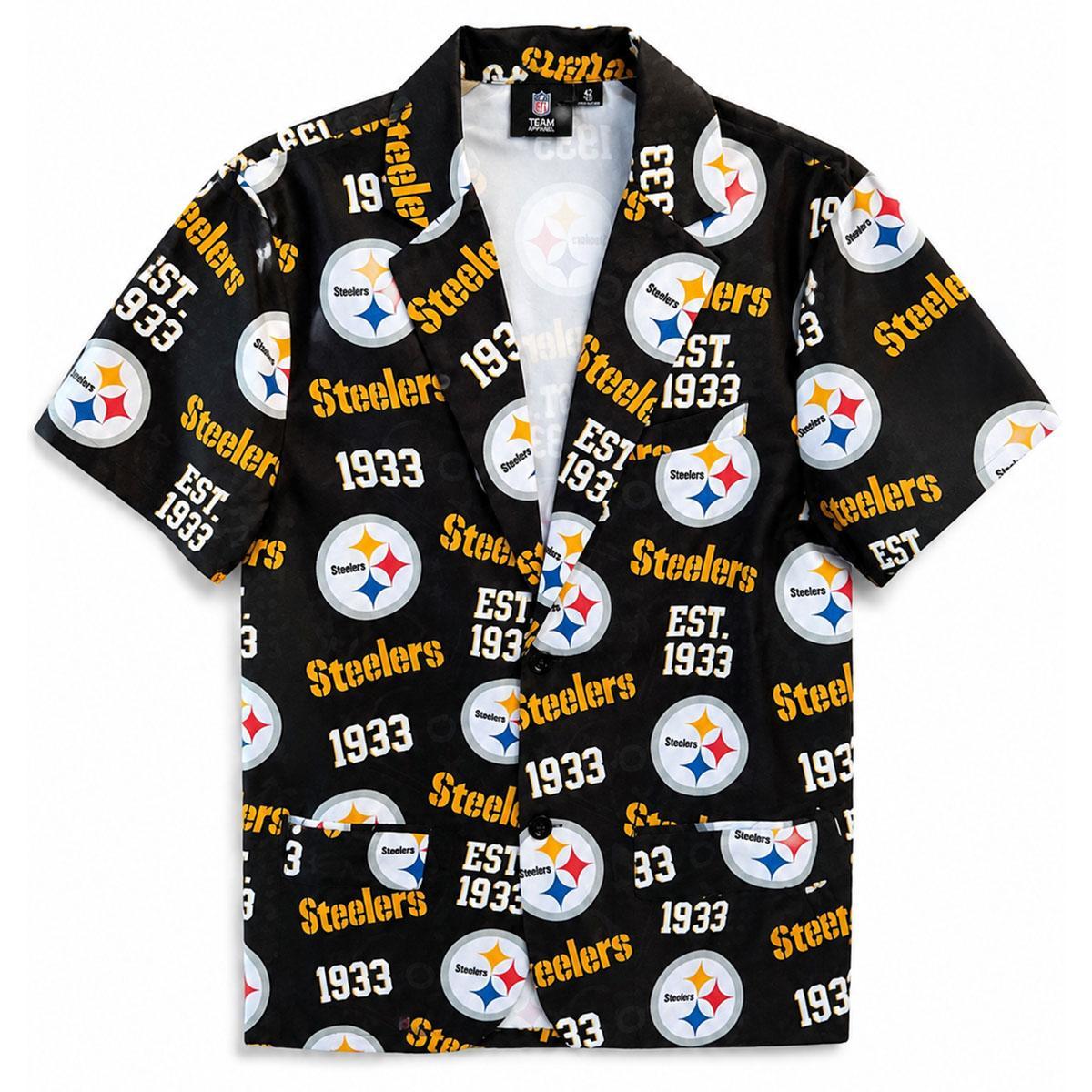 Pittsburgh Steelers FOCO Short Sleeve Sports Jacket