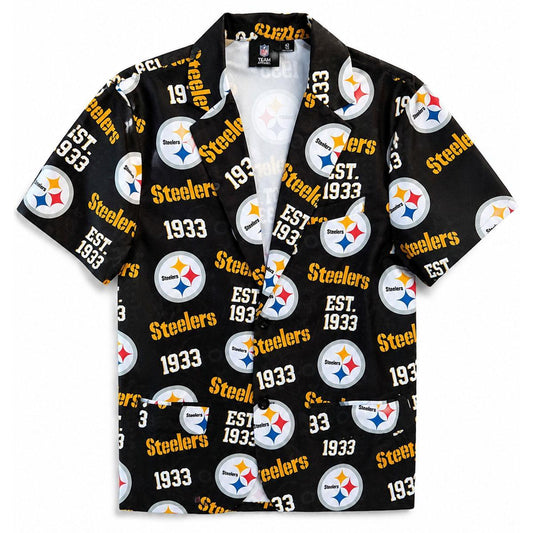 Pittsburgh Steelers FOCO Short Sleeve Sports Jacket