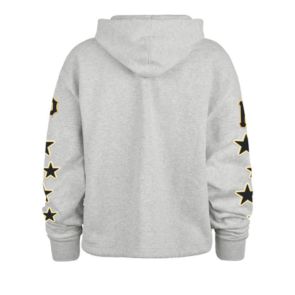 Pittsburgh Pirates Women's Grey Relay Pullover Hoodie