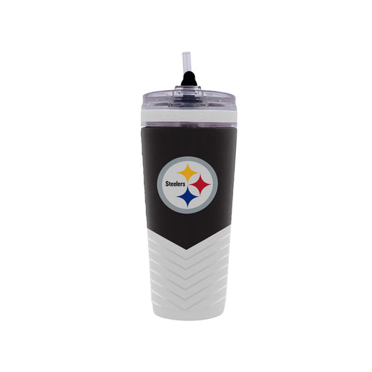 Pittsburgh Steelers 26oz. 4D Stainless Steel Ice Shaker Bottle