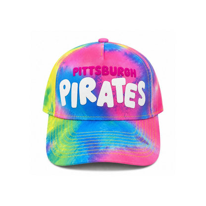 Pittsburgh Pirates Youth New Era Tie Dye M-Crown A-Frame 9FORTY Adjustable Hat
