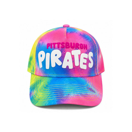 Pittsburgh Pirates Youth New Era Tie Dye M-Crown A-Frame 9FORTY Adjustable Hat
