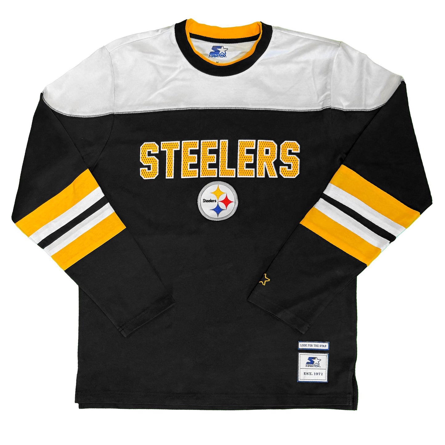 Pittsburgh Steelers Starter Split Pullover Top