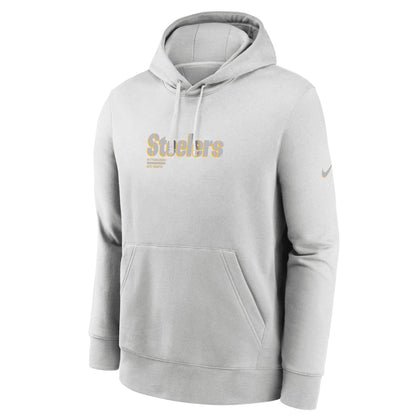 Pittsburgh Steelers Men's Nike Club Edge Pullover Fleece Hoodie