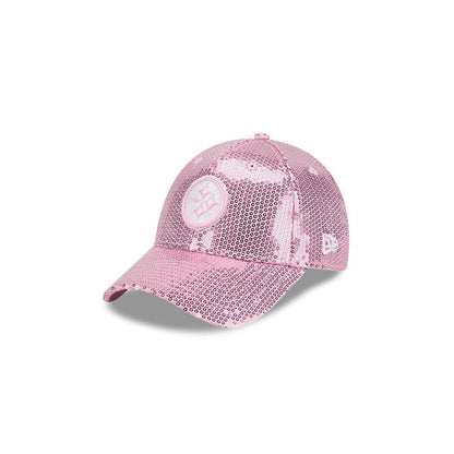 Pittsburgh Steelers Girl's 9FORTY Pink Sequin Adjustable Hat