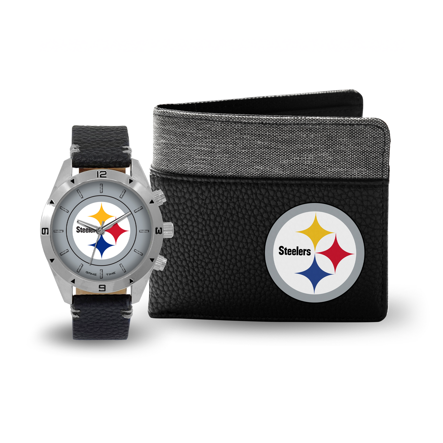 Pittsburgh Steelers Wallet & Watch Gift Set