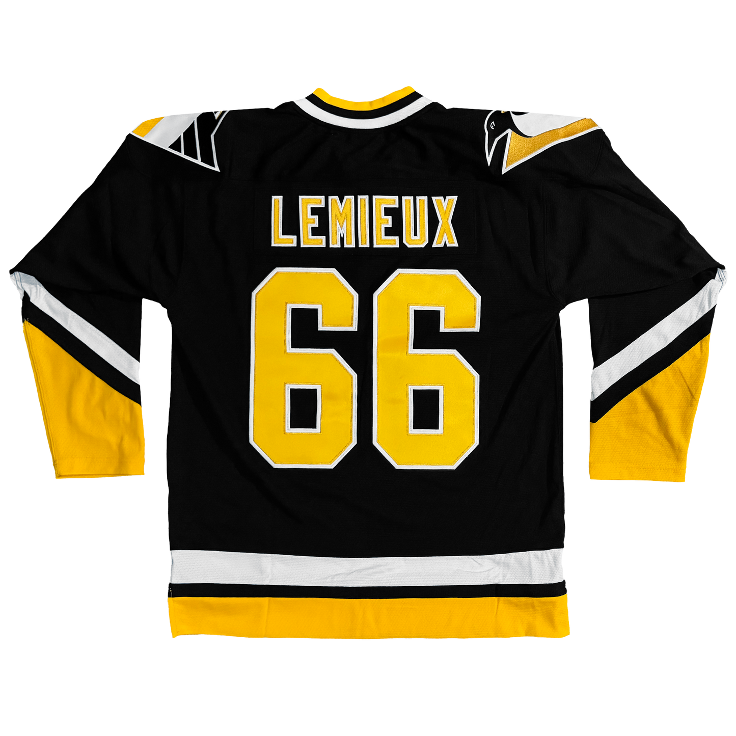 Mario Lemieux Black Pittsburgh Penguins 1992/93 Power Play Player Jersey