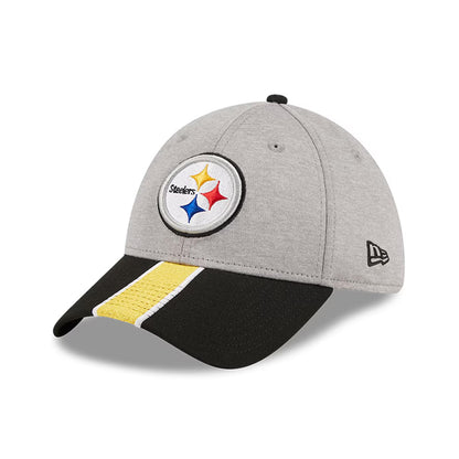 Pittsburgh Steelers New Era Striped 39THIRTY Flex Hat