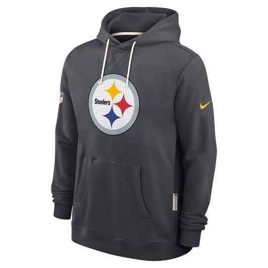 Pittsburgh Steelers Initial Home Sideline Men's Nike Dri-FIT NFL Pullover Hoodie