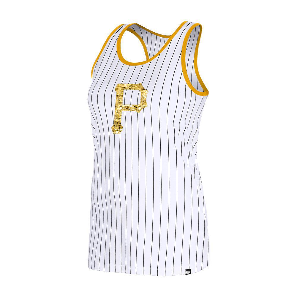 New Era Pittsburgh Pirates Women's Sequin Pinstripe Tank