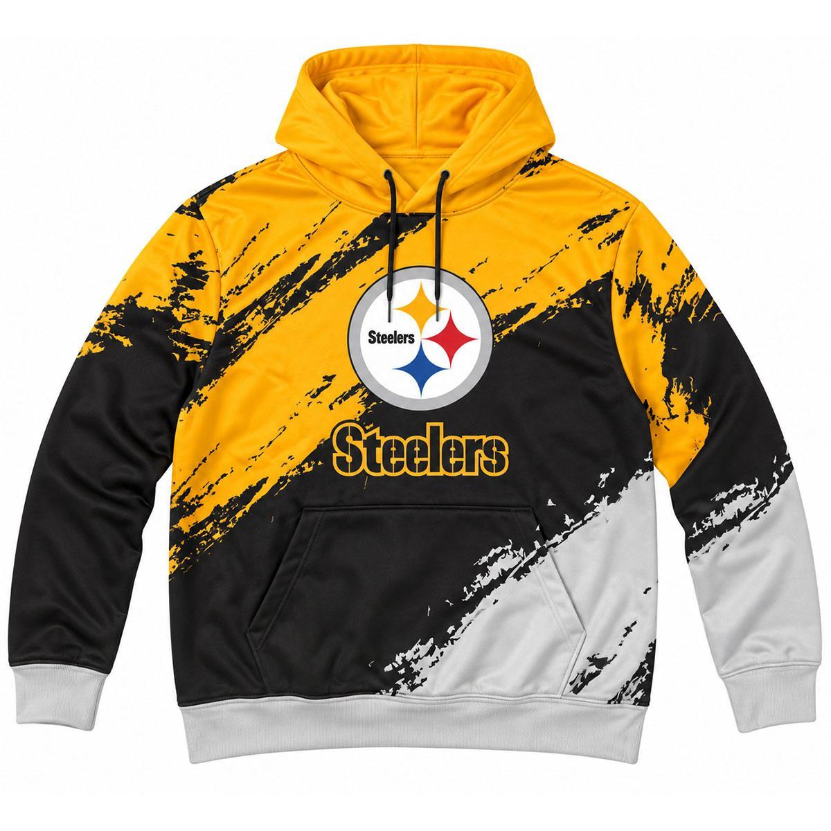 Pittsburgh Steelers Gridiron Pullover Hoodie