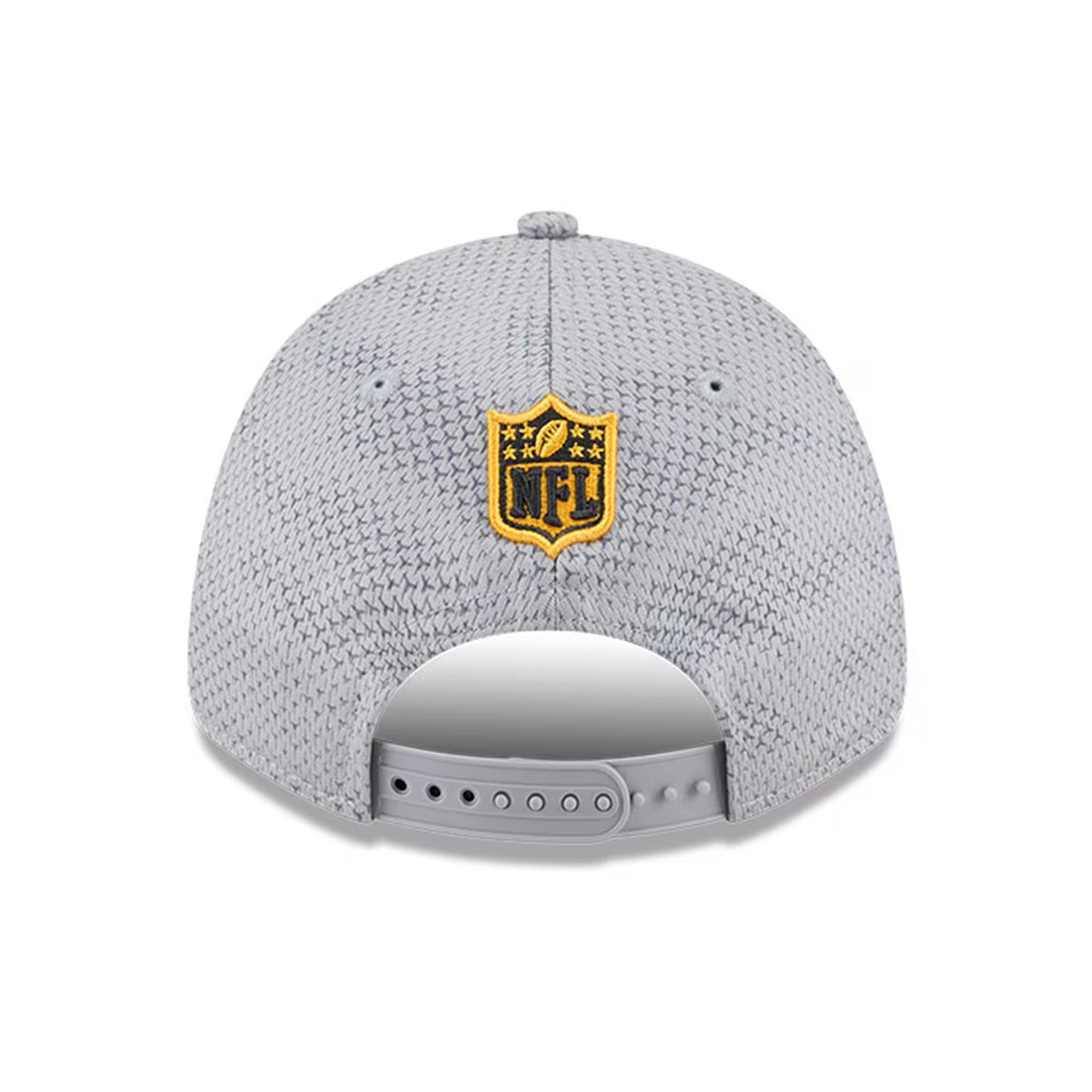 Men's Pittsburgh Steelers New Era Gray 2024 Sideline 9FORTY Stretch-Snap Hat