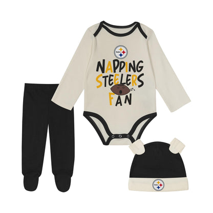 Napping Steelers Fan 3-Piece Set