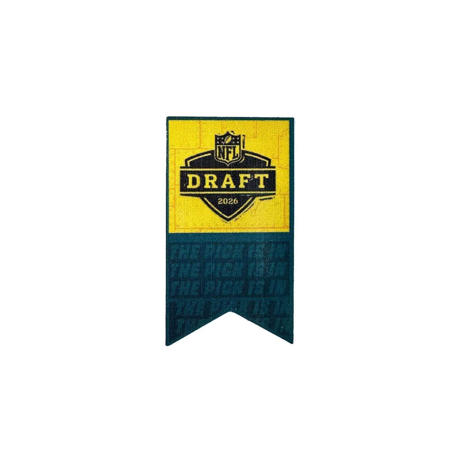 NFL Draft 2026 Ribbon Badge Pin
