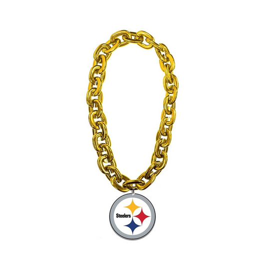 Pittsburgh Steelers Logo Gold Fan Chain