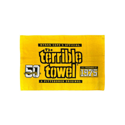 Pittsburgh Steelers 50th Anniversary Printed Terrible Towel