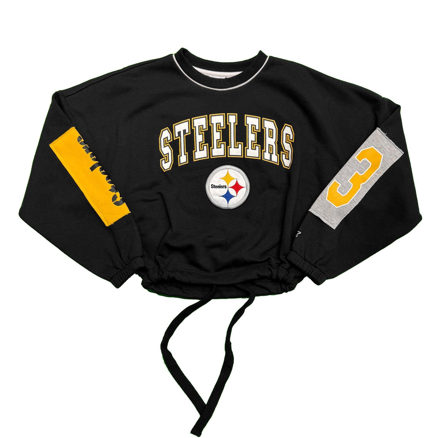 Starter Women's Pittsburgh Steelers Cinch Bottom Pullover