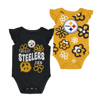 Pittsburgh Steelers 2-Piece Creeper Set