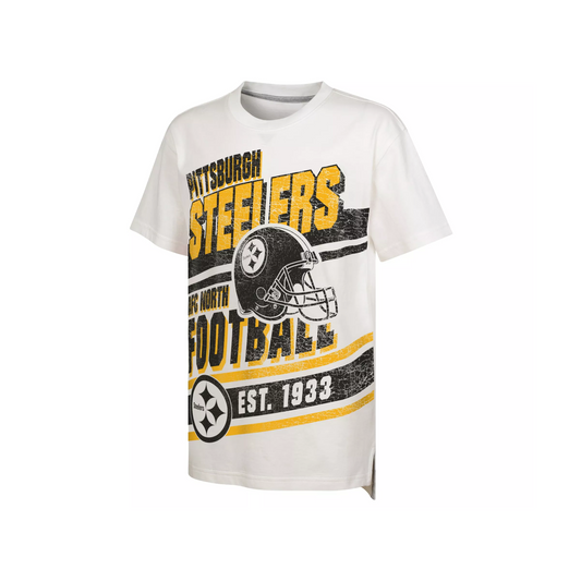 NFL Team Apparel Youth Pittsburgh Steelers Get Loud Tee