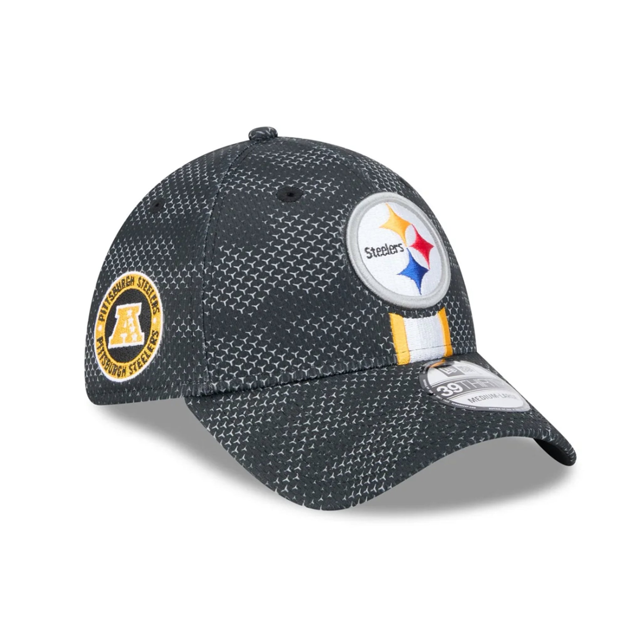 Pittsburgh Steelers New Era 39Thirty NFL Sidelines S/M FlexFit online Cap Hat $36