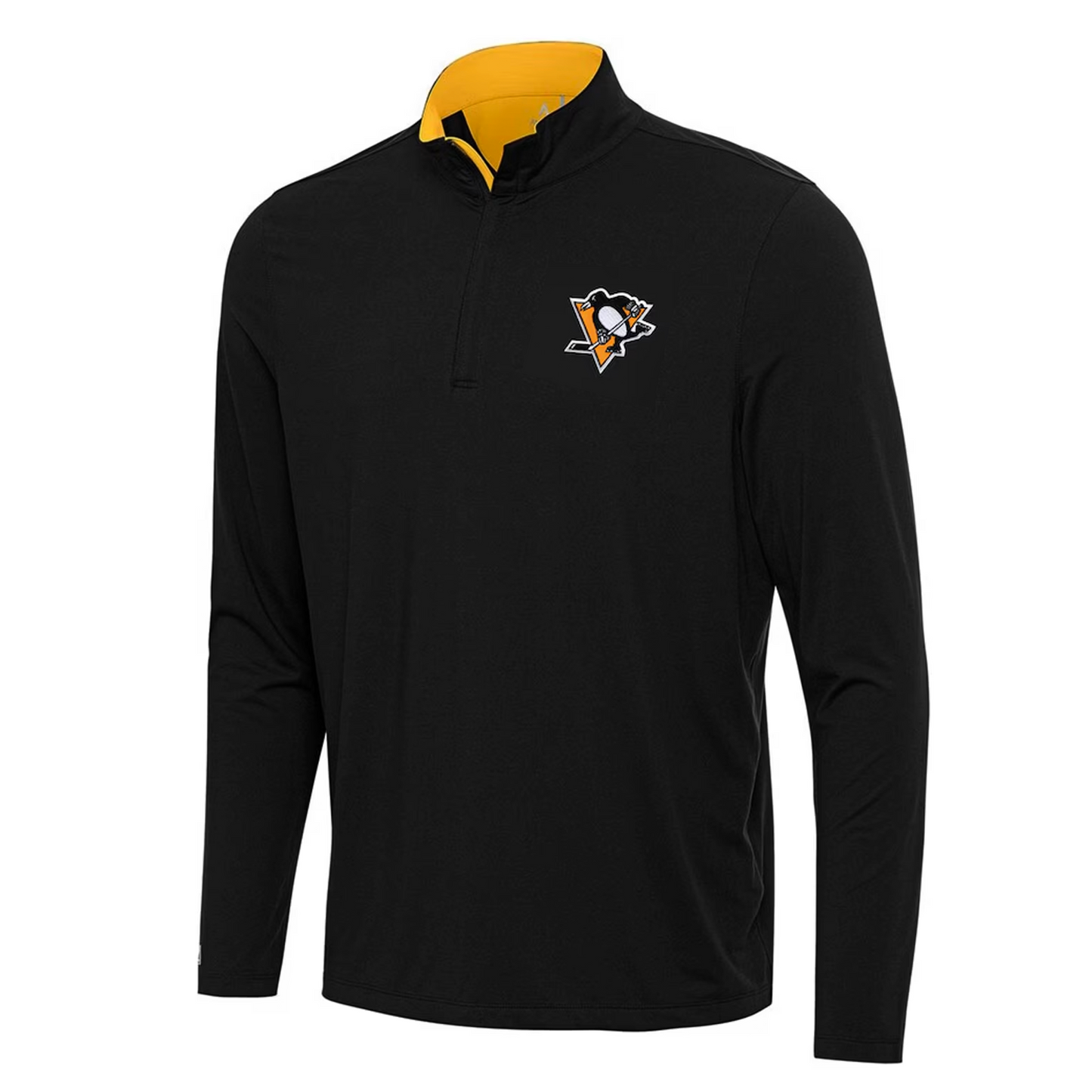 Antigua Pittsburgh Penguins Content 1/4 Zip Pullover