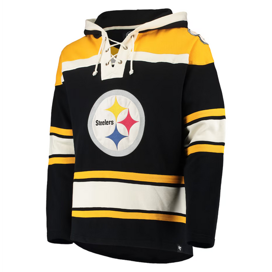 Pittsburgh Steelers '47 Lacer V-Neck Pullover