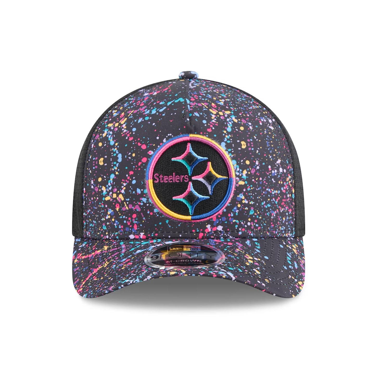 Pittsburgh Steelers New Era 2025 NFL Crucial Catch 9FORTY Adjustable Hat