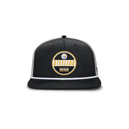 Pittsburgh Steelers Fanatics Edge Rush Trucker Adjustable Hat