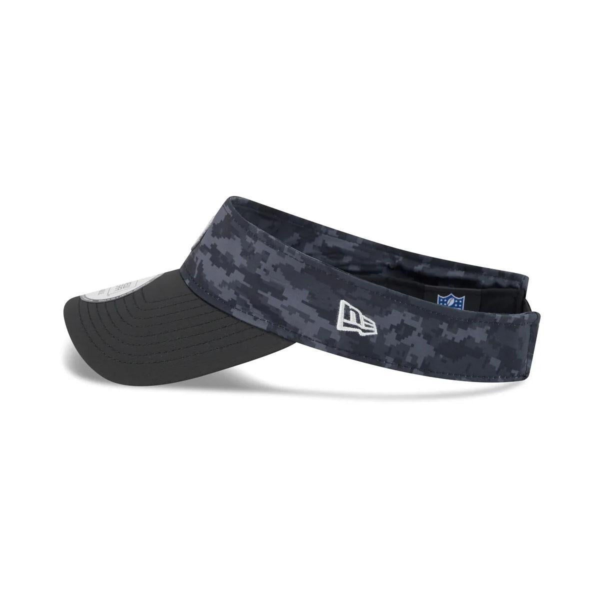 Pittsburgh Steelers New Era Black 2026 Salute To Service Adjustable Visor