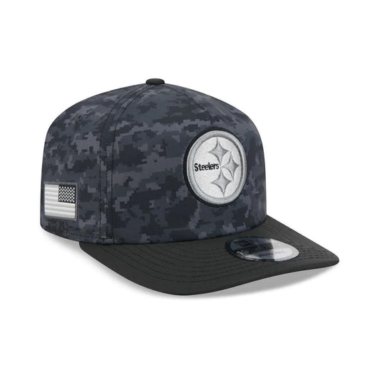 Pittsburgh Steelers New Era Black 2026 Salute To Service 19TWENTY Adjustable Hat