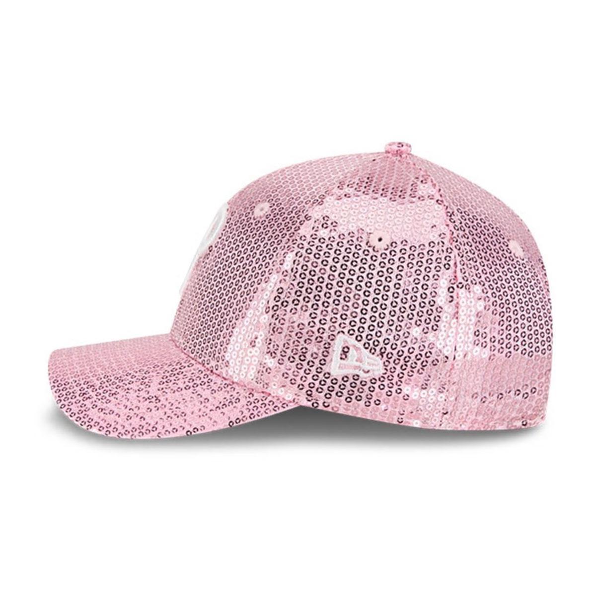 Pittsburgh Pirates Pink Sequin 9FORTY M Crown Women's Adjustable Hat
