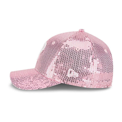 Pittsburgh Pirates Pink Sequin 9FORTY M Crown Women's Adjustable Hat