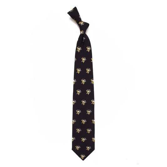Pittsburgh Penguins Scatter Logo Tie