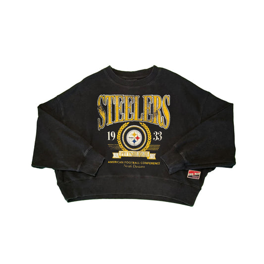 New Era Pittsburgh Steelers Boxy Crop Crew Neck