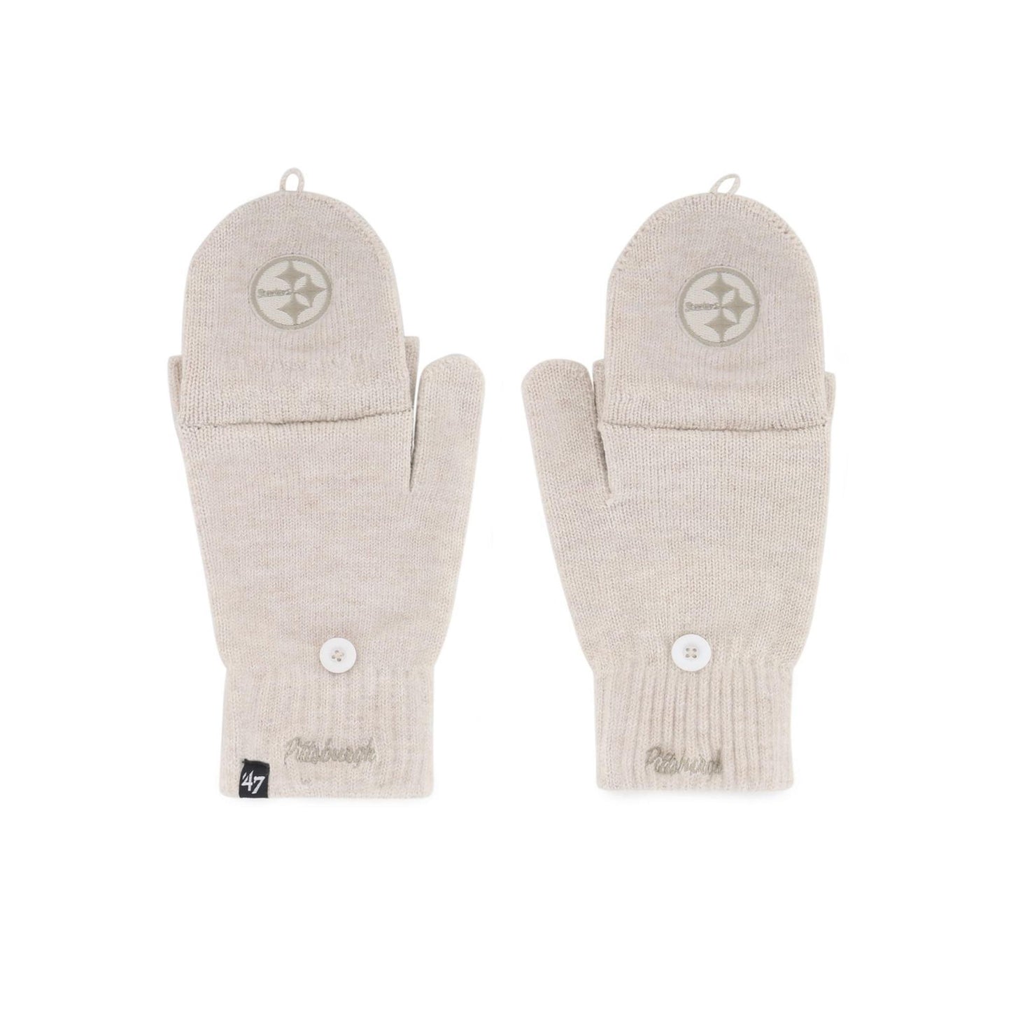 Pittsburgh Steelers Women's '47 Brand Latte Gloves
